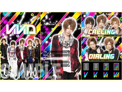 大注目のミクスチャーロックバンド“ViViD”初のきせかえキット「ViViD   Rainbow Edition」を【キセカエ♪mu-mo】で独占配信スタート！