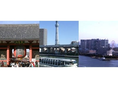 浅草・お台場で遊ぼう!!　ホテルスタッフがお薦めする東京満喫コースお台場・有明ぐるりきっぷと（日の出桟橋→浅草）水上バスチケット付宿泊プラン