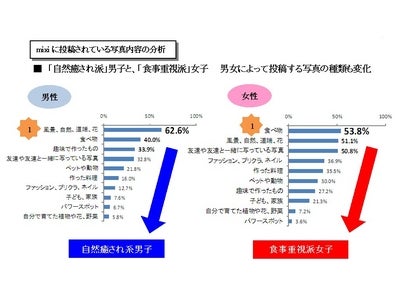 mixiへの写真投稿から読み取る若者の実態調査 結果報告