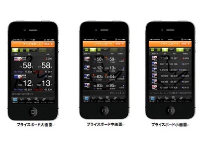 サイバーエージェントFX　「外貨ex」 iPhone Cymoデモ版アプリ 「iPhone Cymo VT（バーチャルトレード）」がついに登場！