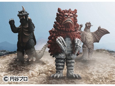 ウルトラマンシリーズ４５周年記念！ゴメス・ペギラ・ガラモンが総天然色のソフビ人形で限定販売！