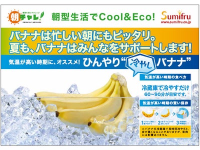 ひんやり美味しい！“冷やしバナナ”　今年の夏も提案！