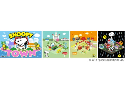 人気キャラクターSNOOPYのシミュレーションゲームがついに登場!!『SNOOPY TOWN』　GREEにて提供開始