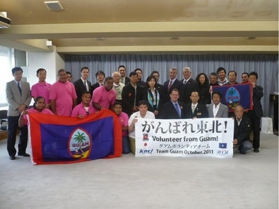 グアム準州　レイモンド・テノリオ副知事が来日 岩手県・宮城県を表敬訪問　義援金を贈呈 2011年10月3日（月）