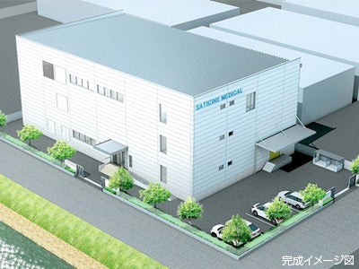 化粧品OEMメーカー　サティス製薬　GMPに対応した新工場2011年2月20日着工　完成は2011年9月