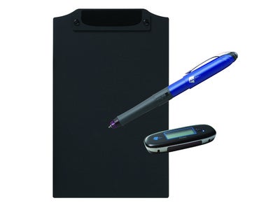 好評なスマートフォン対応のデジタルペンに専用下敷きが付いた限定品 ～ノートに手書きしたメモも簡単にデジタル化～