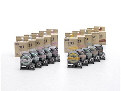 マスキングテープ「ｍｔ」とのコラボレーション マスキングテープ「ｍｔ」ラベル発売  ～人気のマスキングテープ「ｍｔ」を使用した「テプラ」PROテープカットリッジが新登場～