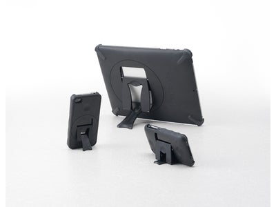 iPhone / iPadをさらに使いやすくするスタンド付きケース 「iPhone/iPad用スタンド付きケース」各種をキングジムより販売開始