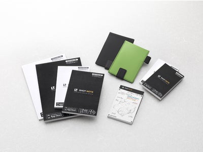 ～手書きメモをiPhoneでデジタル化！新コンセプトの次世代文房具～ 「ショットノート」発売 iPhoneにメモを取り込む専用アプリ「SHOT NOTE App」も無料ダウンロード開始
