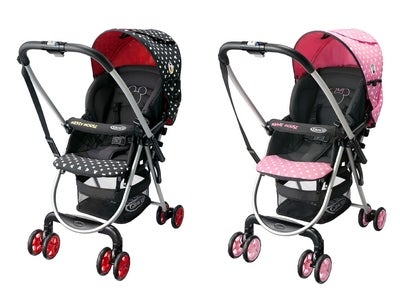 GRACO（グレコ）から、「ミッキーマウス」「ミニーマウス」デザインのベビーカー『カラーパレット』のイオン限定モデルが、2012年4月初旬より新発売！