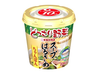 エースコック　スープはるさめ　チゲ・野菜とわかめ【リニューアル】／ちゃんぽん【NEW】　発売