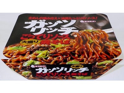 ガッツリッチ　ごってりソース焼そば　大盛り　新発売