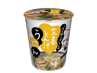 エースコック　「冷え知らず」さんの 生姜とん汁うどん／生姜あんかけそば　新発売