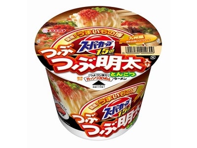 エースコック　スーパーカップ１．５倍　うまいもの博 つぶつぶ明太とんこつラーメン/じゃがじゃが塩バター味ラーメン