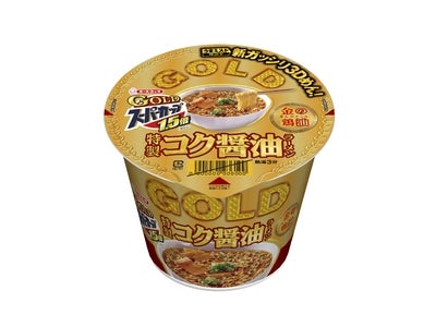 エースコック　GOLDスーパーカップ1.5倍　特製コク醤油ラーメン SILVERスーパーカップ 1.5倍　特製とんこつラーメン　新発売