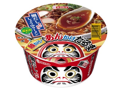 エースコック　願かけ！あんかけだるま 鯛だししょうゆラーメン/海老だししおラーメン/カニだしうどん　新発売