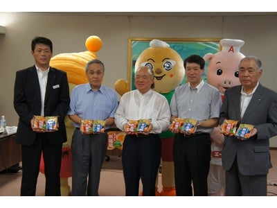 新潟県庁にて新商品発表・試食会を開催
