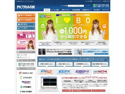 セミナー動画追加のお知らせ～バイナリーオプション「HIGH・LOW」、自動取引サービス「オートFX」、メタトレーダーFX取引サービス「FXTF MT4」～
