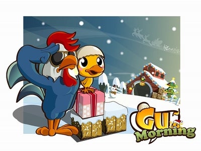 モバイルアプリ【Gu Morning】キュートなパズルゲーム「Gu Morning」クリスマスアップデートのお知らせ