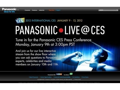 Panasonic LIVE @ CES いよいよ開幕　～トークショーや音楽ライブも～