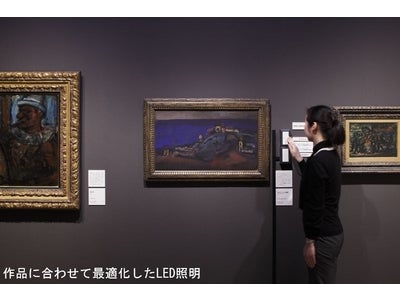 LED美術館照明で見るルオー作品の色の秘密【パナソニック 汐留ミュージアム】