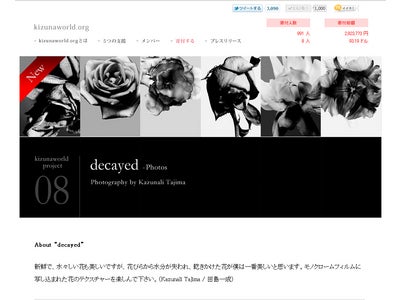 kizunaworld.org－参加型の被災地支援プロジェクト第4弾  国内・海外からのアーティストによる4作品が新たに追加。