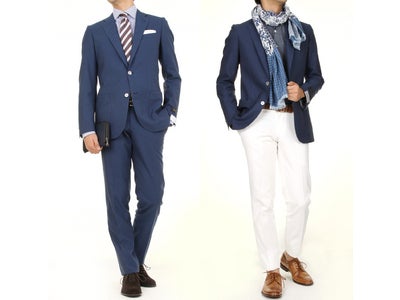 「THE SUIT COMPANY」白パンの業界人スタイルが流行に！？ オシャレの幅を広げる 『コンポーネントスーツ』を販売