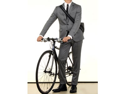 「THE SUIT COMPANY」自転車通勤など、スポーツ仕様を意識した2011秋冬の新作スーツを発表！