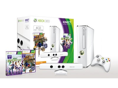 「Xbox 360® 4GB + Kinect スペシャル エディション (ピュア ホワイト)」を3 月 8 日（木）に発売