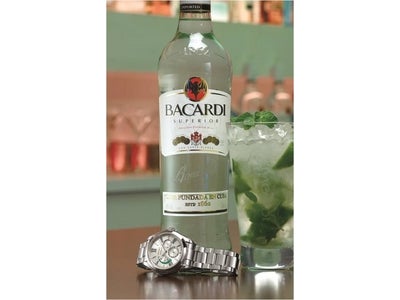 ― 「バカルディ」、「ボンベイ・サファイア」をイメージした時計が誕生― 『セイコー ブライツ　BACARDI  COLLABORATION MODEL』  2012年6月上旬発売予定　限定各500個