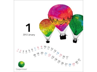 新ビジュアル2012年クーパービジョンカレンダーの壁紙ダウンロードサービスを開始