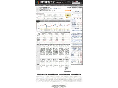 「会社四季報オンライン」サービス開始　本当に調べたい！個人投資家向け～３月１２日プレオープン～