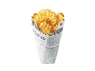 形と食感を楽しんで！じゃがいもを丸ごとカットした「ワッフルポテト」発売開始 ～人気のポテトに新商品が仲間入り～