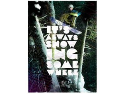 バートンのチームムービー「IT'S ALWAYS SNOWING SOMEWHERE」が発売  世界中の雪を追い求め、北半球と南半球で撮影された2枚組DVD