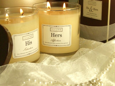 【ILLUME新商品】同時に灯すと新たな香りを醸し出す 恋する二人のキャンドル「His & Hers」2008年8月1日、日本初上陸！