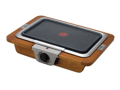 大人の食卓をお洒落に演出する木製フレームのテーブルグリル　ティファール「ホットプレート オベーション」　11月1日発売