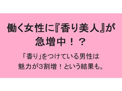 働く女性の「ストレスと香り」に関する意識調査