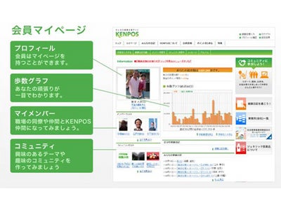 健康応援サイト『KENPOS（ケンポス）』サービス提供開始に関するお知らせ