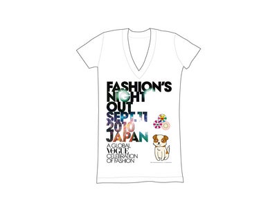 村上隆氏とのコラボレイションで生まれたチャリティTシャツ＆バッグも登場！ 9月11日（土）の夜は、表参道・青山で一夜限りのショッピング・ナイト！【FASHION'S NIGHT OUT】