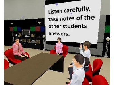 “３Ｄとアバターで学ぶ英会話”バーチャル英会話教室のサービス開始について