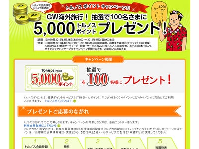 JTBの海外旅行予約サイト「トルノス」、ゴールデンウィークの売れ筋ランキングを発表!
