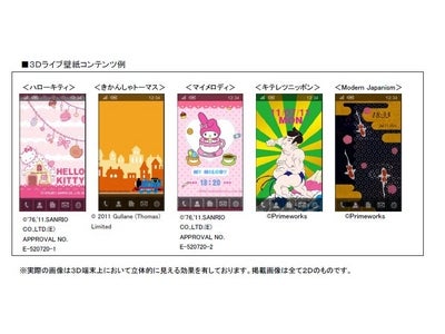 プライムワークスがAndroid(TM)版３Ｄライブ壁紙を配信開始