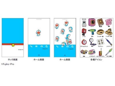 人気キャラクター『ドラえもん』のきせかえをau のAndroid(TM)搭載スマートフォン向けに提供開始
