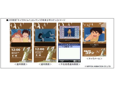 メガ待受サービス「キャラタイム(R)」向け「まちアニ」シリーズ第二弾！『未来少年コナン』登場 ～懐かしの名シーン、感動の冒険が蘇る！～