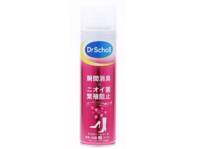 “徹底的な瞬間消臭力”と“強力な防臭効果”　ドクター・ショール 消臭・抗菌靴スプレー ベビーパウダーの香り　2008年9月1日より発売