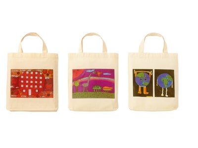 「子どもの絵マチ付マイバッグ」発売