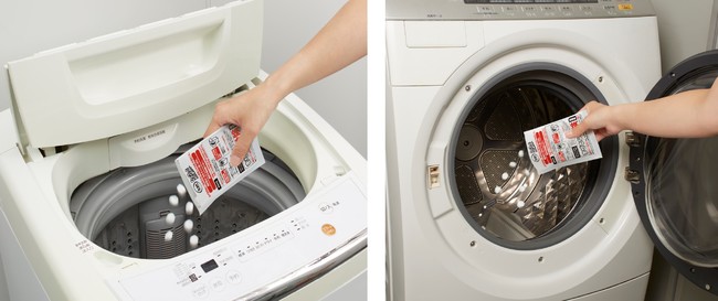 全自動洗濯機・ドラム式洗濯機のどちらでも使うことができます。