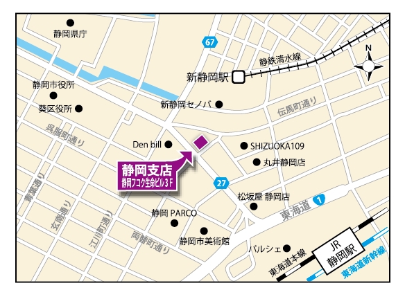 静岡支店map