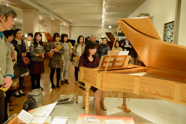 浜松市楽器博物館でフォルテピアノの聴き比べ