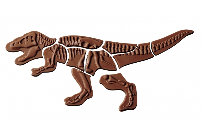 「ジュラシックショコラ マキィズ」 ＪＣ恐竜パズルチョコレート ティラノ （１０ピース）１，３８３円